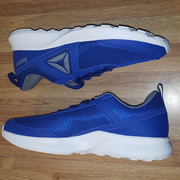 Reebok Quick Motion Running Shoe Cobalt Blue Gray White 9 nwob - Picture 6 of 12
